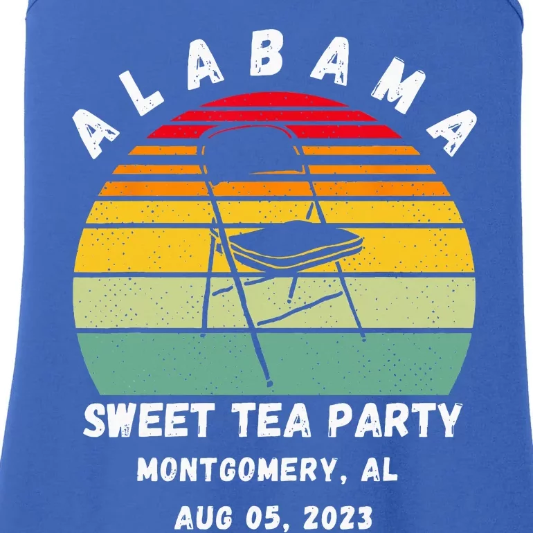 Survived Montgomery Riverfront Brawl Boat Sweet Tea Party Ladies Essential Tank