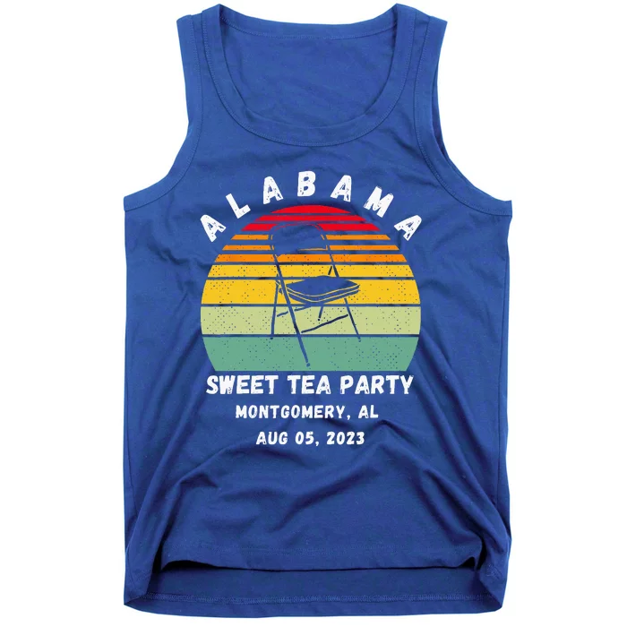 Survived Montgomery Riverfront Brawl Boat Sweet Tea Party Tank Top