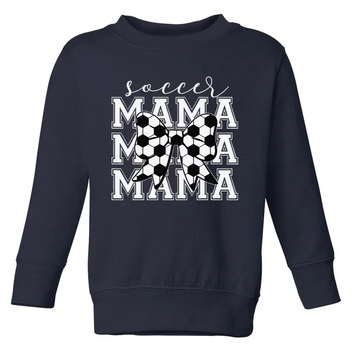 Soccer Mama Retro Groovy Soccer Softball Mom Toddler Sweatshirt