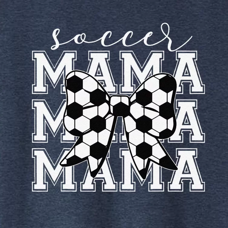 Soccer Mama Retro Groovy Soccer Softball Mom Women's Crop Top Tee