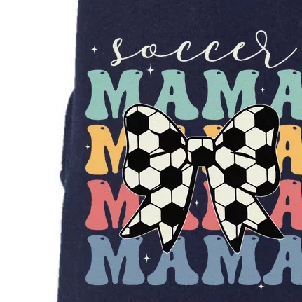 Soccer Mama Retro Groovy Soccer Softball Mom Doggie 3-End Fleece Hoodie