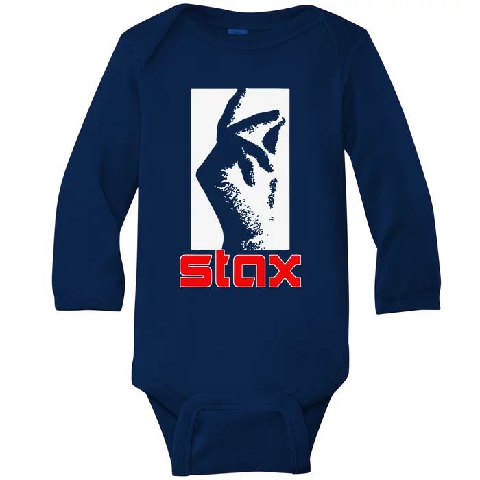 Stax Music Records 1957 Tennessee Funny Baby Long Sleeve Bodysuit