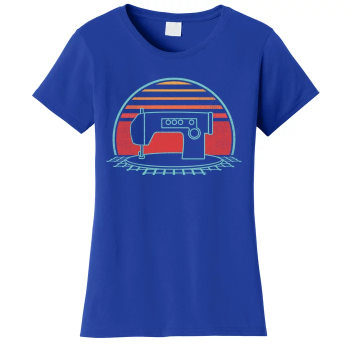 Sewing Machine Retro Vintage 80s Quilting Gift Women's T-Shirt