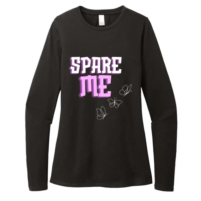 Spare Me Reality Tv Show Meme Doggie Womens CVC Long Sleeve Shirt