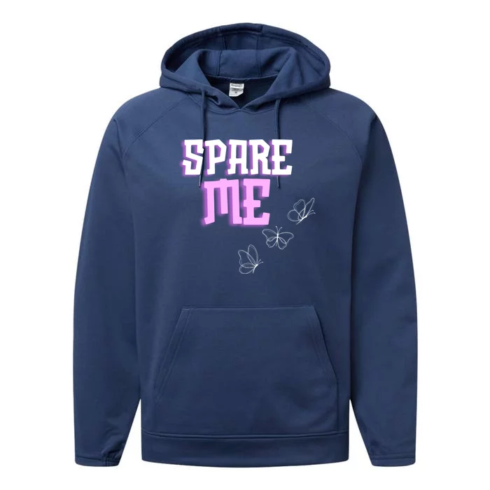 Spare Me Reality Tv Show Meme Doggie Performance Fleece Hoodie