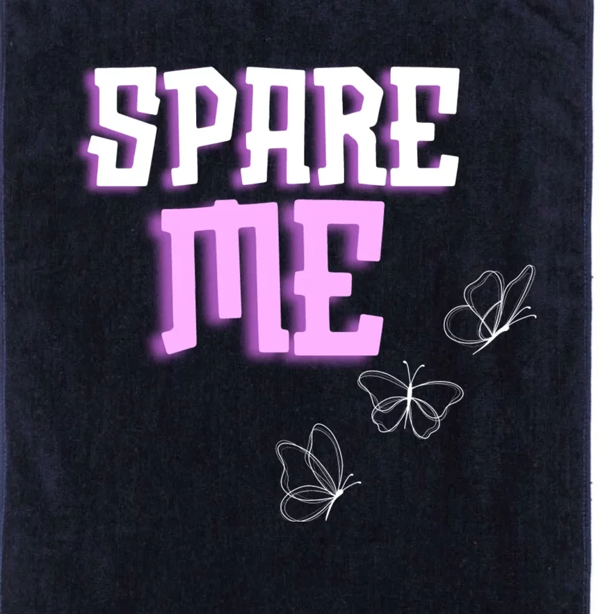 Spare Me Reality Tv Show Meme Doggie Platinum Collection Golf Towel