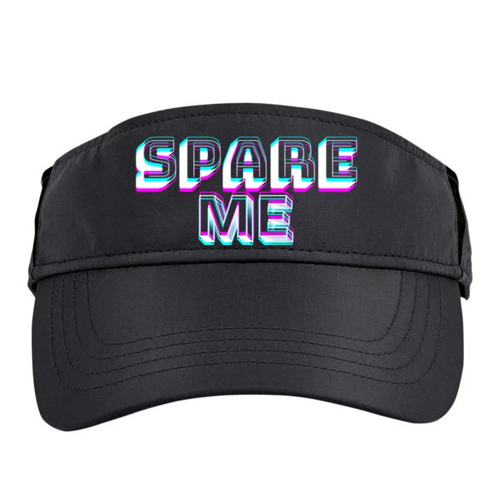 Spare Me Reality Tv Show Meme Doggie Adult Drive Performance Visor