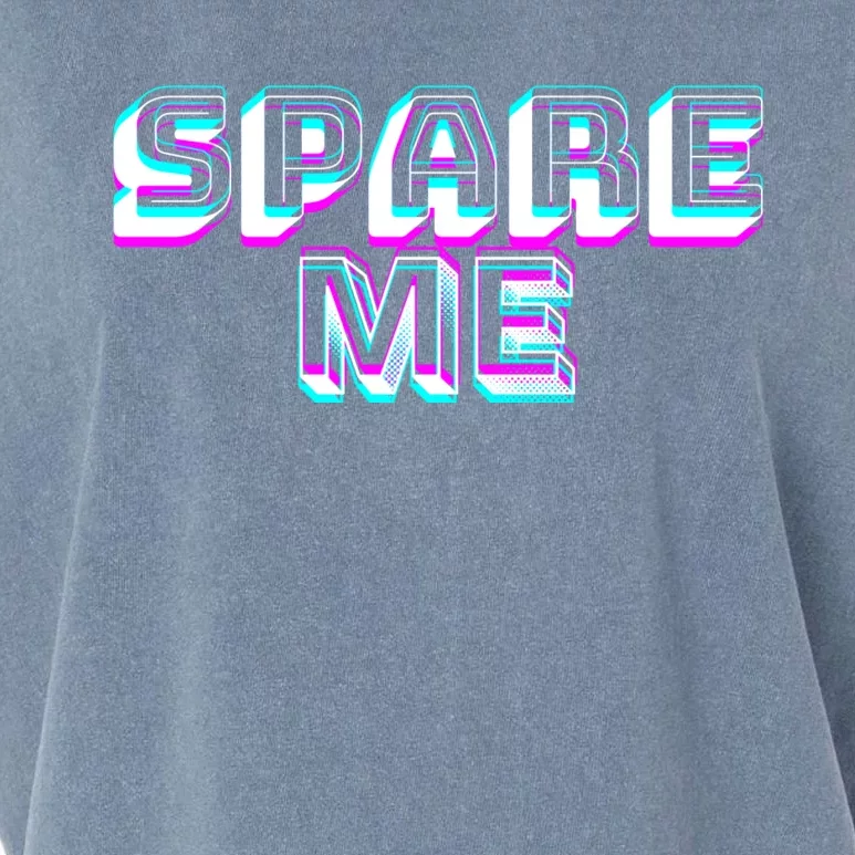 Spare Me Reality Tv Show Meme Doggie Garment-Dyed Women's Muscle Tee