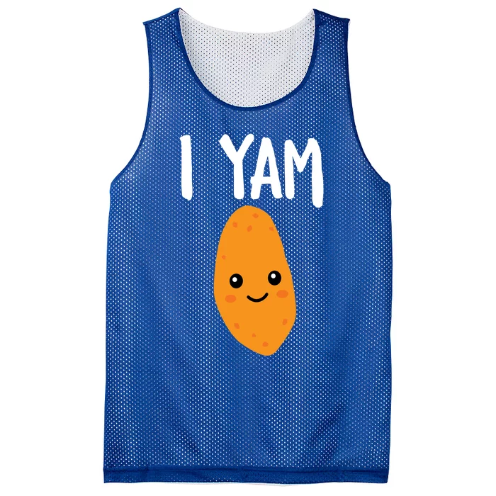 Shes My Sweet Potato I Yam Funny Pun Gift (Dark) Mesh Reversible Basketball Jersey Tank