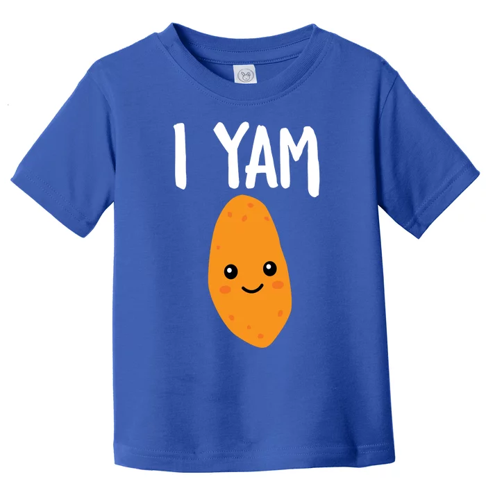 Shes My Sweet Potato I Yam Funny Pun Gift (Dark) Toddler T-Shirt