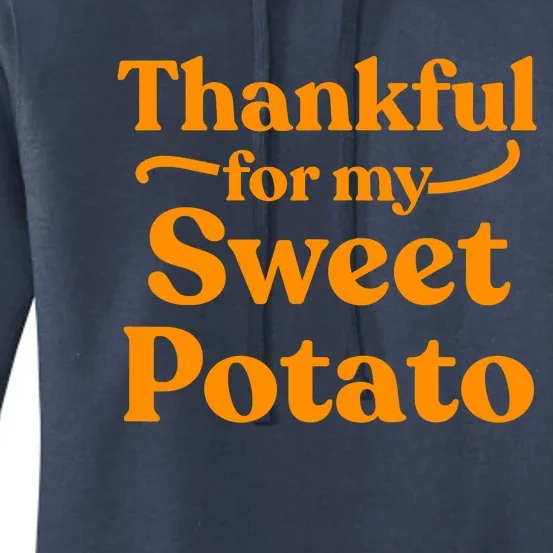 Shes My Sweet Potato I Yam Set Thanksgiving Couple Women's Pullover Hoodie