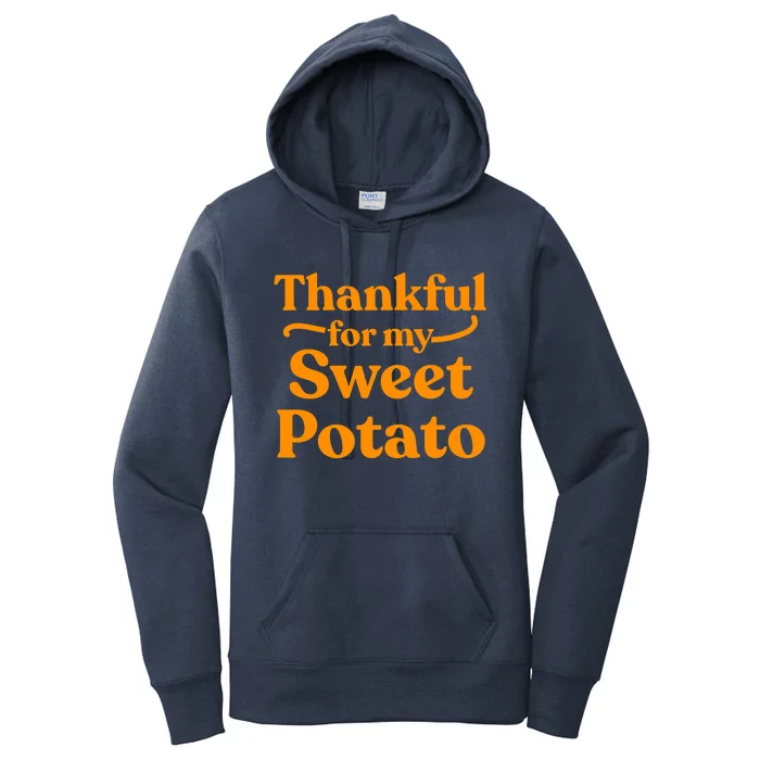 Shes My Sweet Potato I Yam Set Thanksgiving Couple Women's Pullover Hoodie