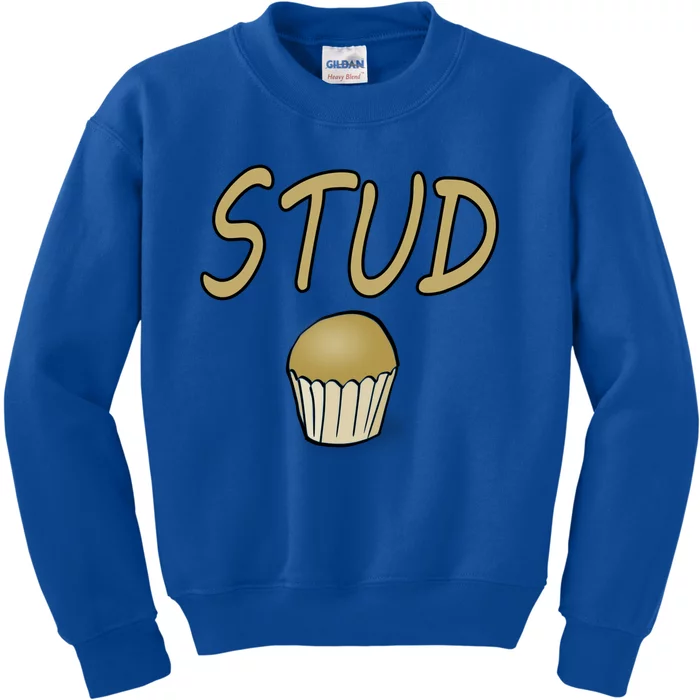 Stud Muffin S Funny Gift Kids Sweatshirt