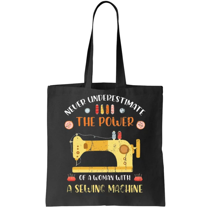 Sewing Machine Seamstress Sewer  Quilting Sewing Tote Bag