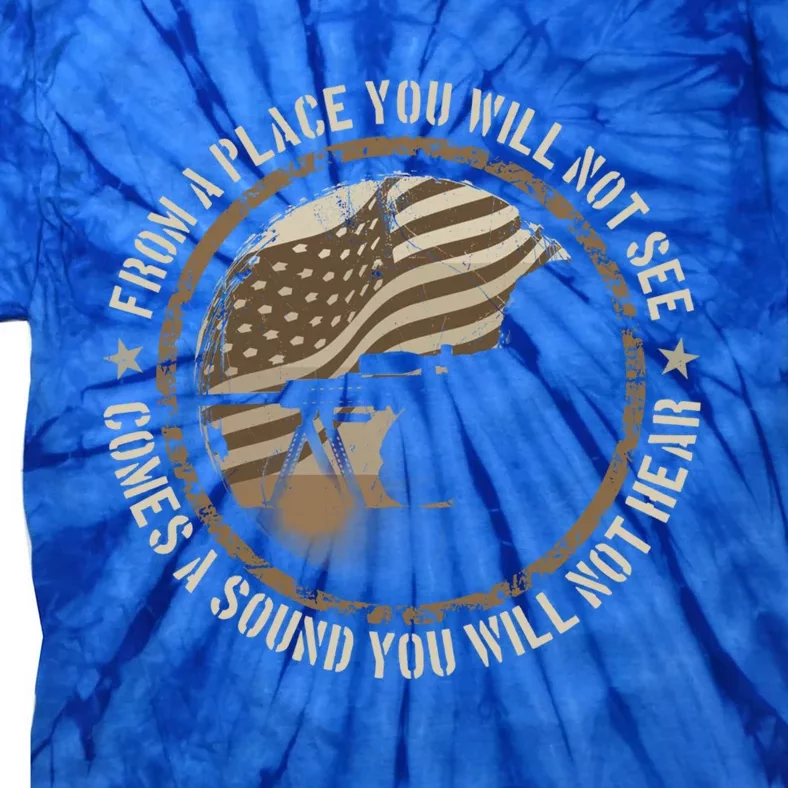 Sniper Military Sharpshooter Usa You Will Not See Hear Gift Tie-Dye T-Shirt