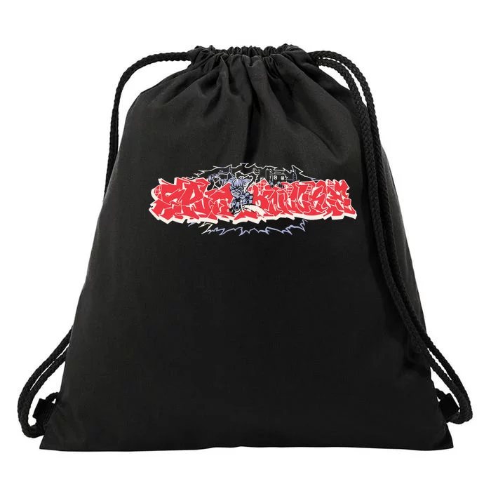 Splitknuckle Monster Drawstring Bag