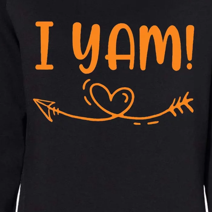 SheS My Sweet Potato I Yam Set Womens California Wash Sweatshirt