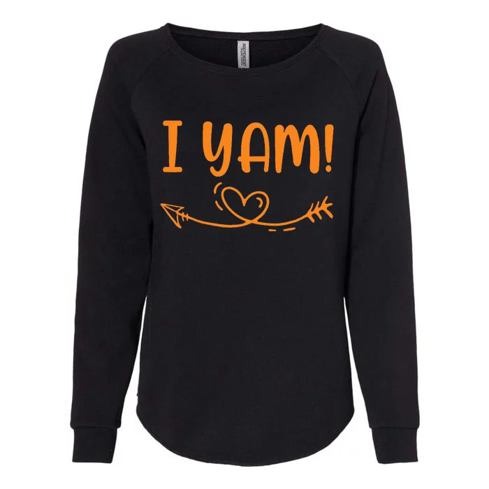 SheS My Sweet Potato I Yam Set Womens California Wash Sweatshirt