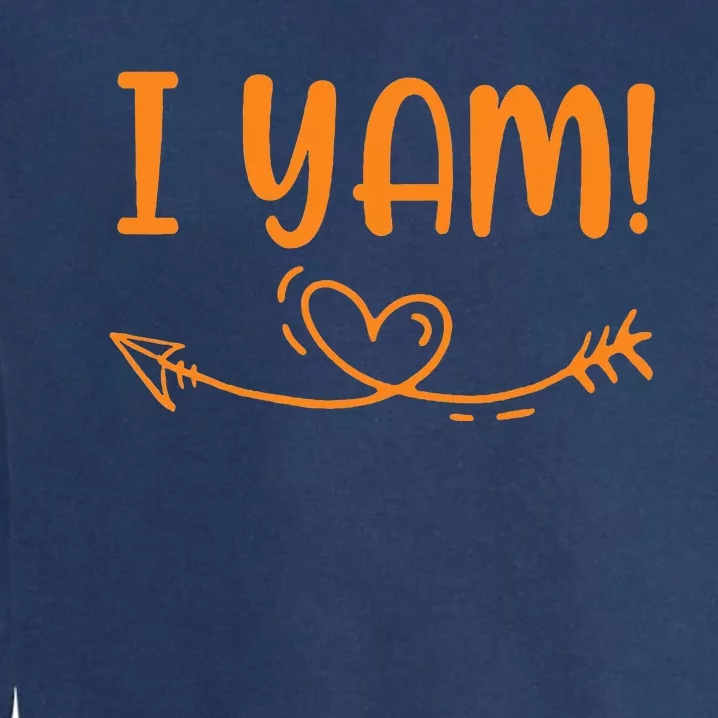 SheS My Sweet Potato I Yam Set Garment-Dyed Sweatshirt