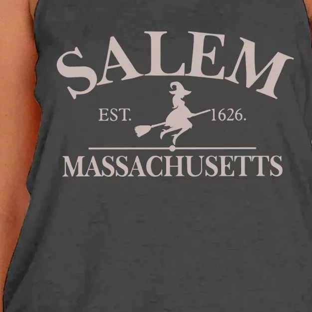 Salem Massachusetts Women's Knotted Racerback Tank