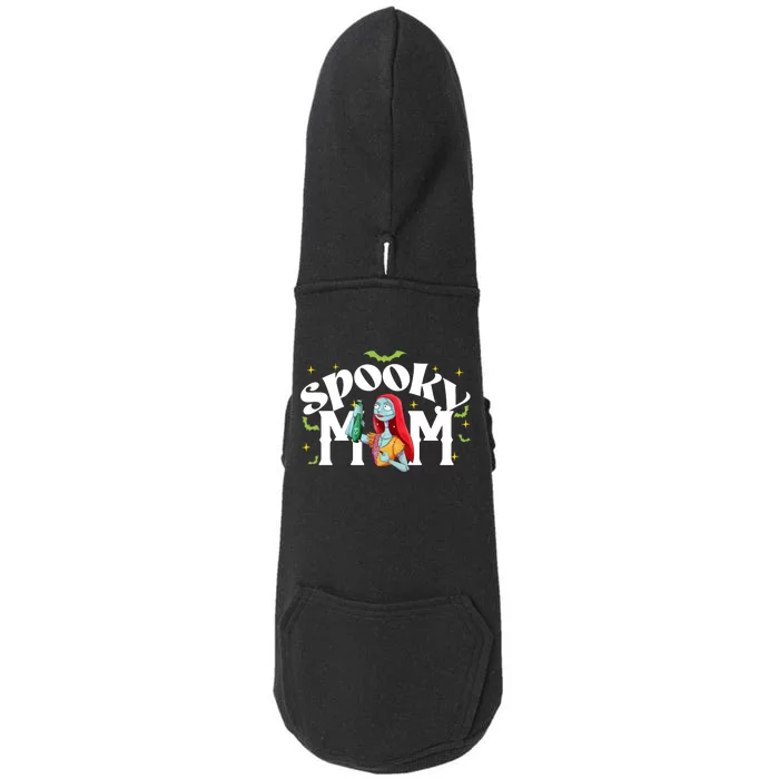 Spooky Mom Sally Nightmare Halloween Matchin Family Spooky Halloween Nightmare Doggie 3-End Fleece Hoodie