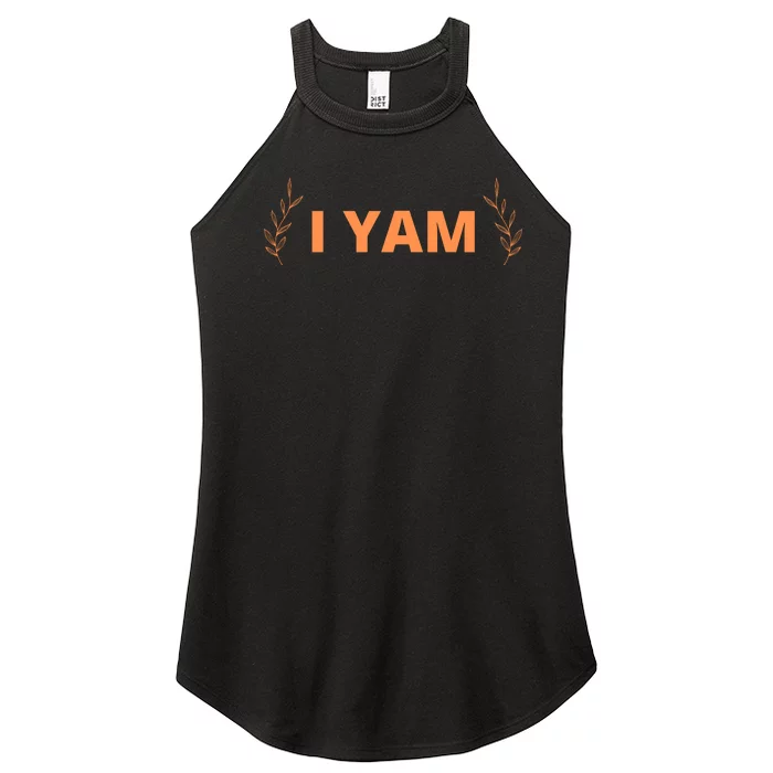 She's My Sweet Potato Yes I Yam Women’s Perfect Tri Rocker Tank