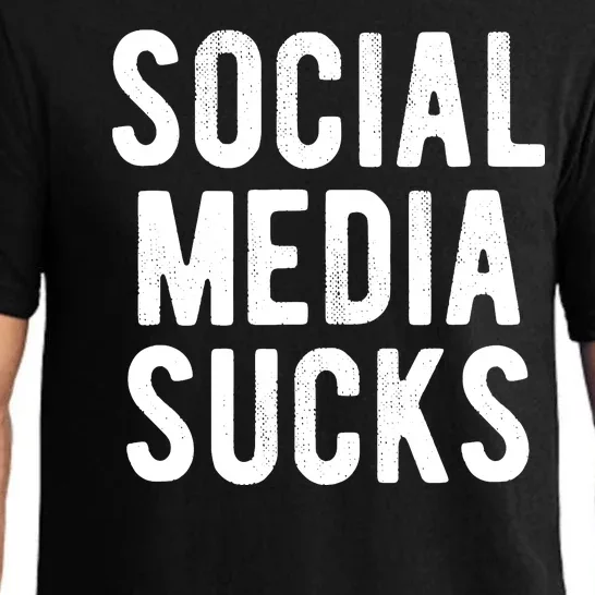 Social Media Sucks Pajama Set