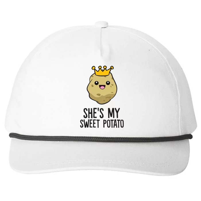 Shes My Sweet Potato I Yam Cute Couple Matching Gift Snapback Five-Panel Rope Hat