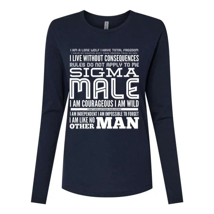 Sigma Male Womens Cotton Relaxed Long Sleeve T-Shirt