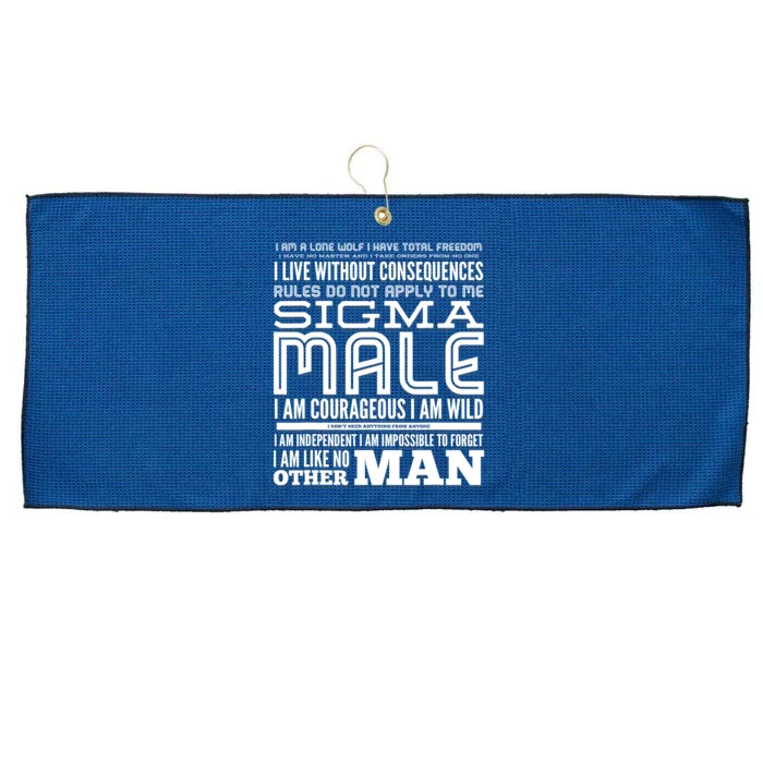 Sigma Male Large Microfiber Waffle Golf Towel