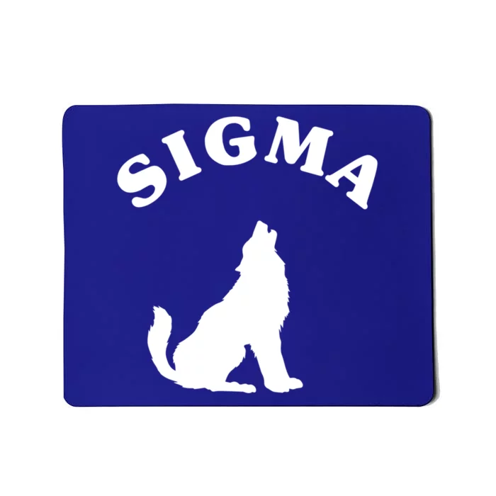 Sigma Male Simple Sigma Lone Wolf Lover Gift Mousepad