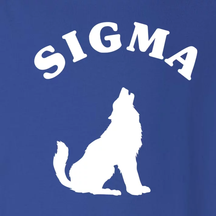 Sigma Male Simple Sigma Lone Wolf Lover Gift Toddler Long Sleeve Shirt