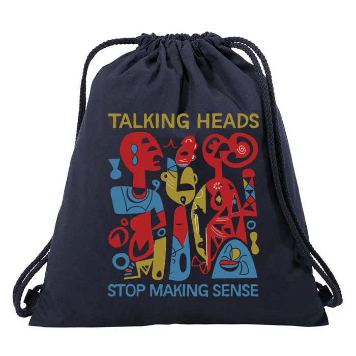 Stop Making Sense Talking Head Drawstring Bag