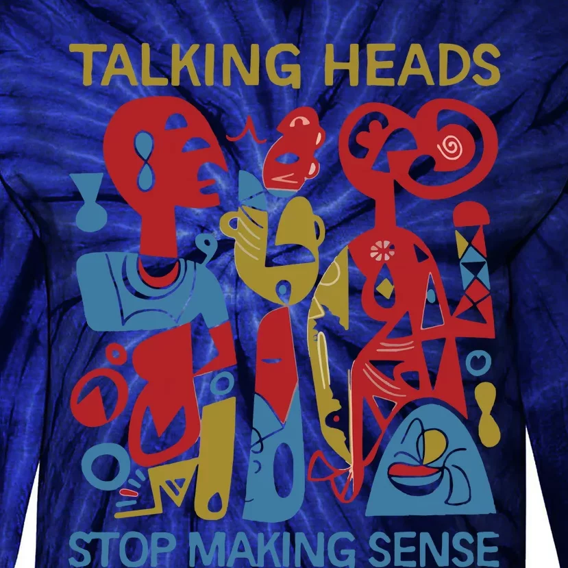 Stop Making Sense Talking Head Tie-Dye Long Sleeve Shirt