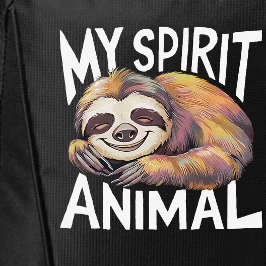 Sloth My Spirit Animal City Backpack