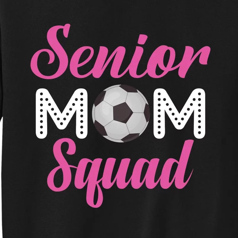 Senior Mom Squad Football Graphic Sweatshirt