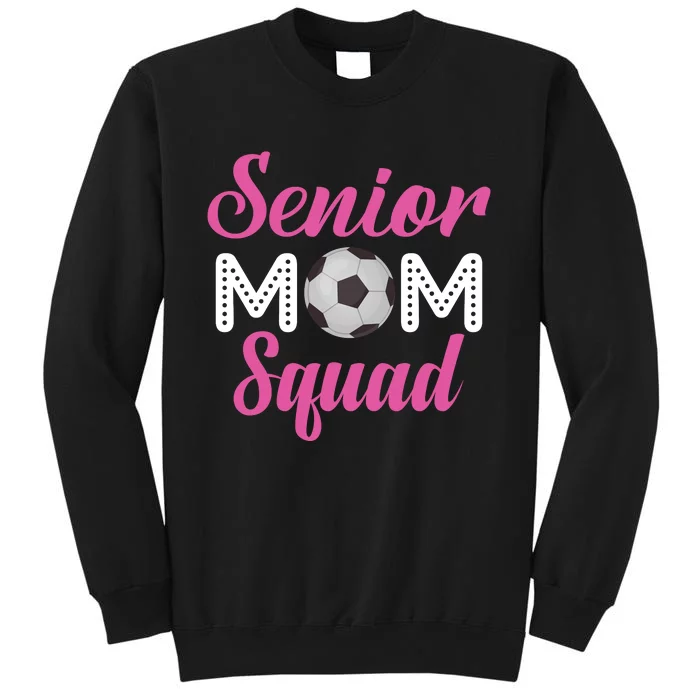 Senior Mom Squad Football Graphic Sweatshirt