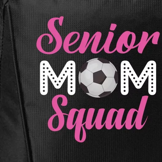 Senior Mom Squad Football Graphic City Backpack