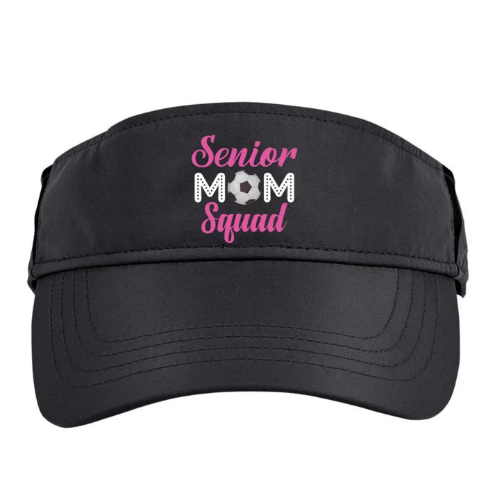 Senior Mom Squad Football Graphic Adult Drive Performance Visor