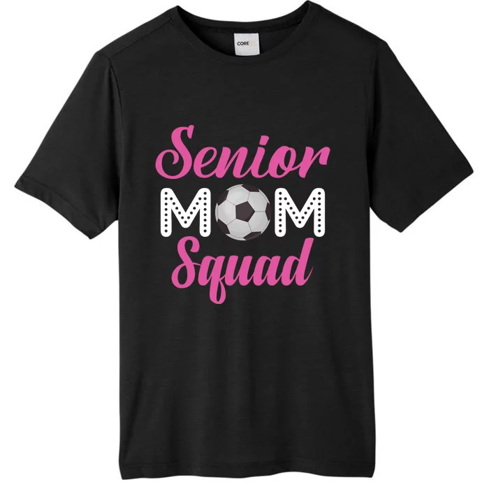 Senior Mom Squad Football Graphic ChromaSoft Performance T-Shirt