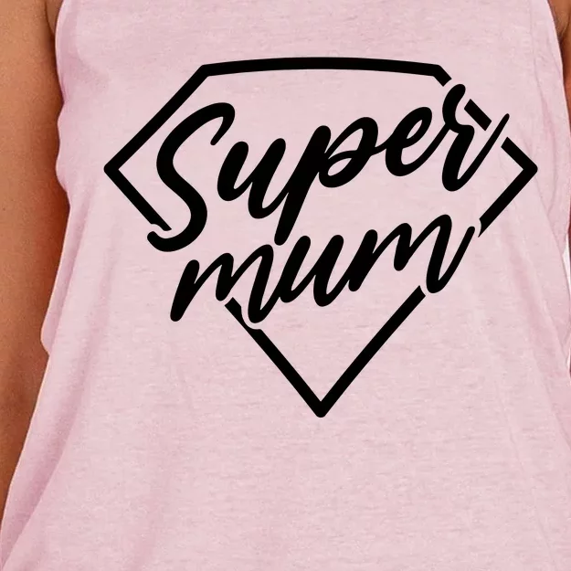 Super Mum Women's Knotted Racerback Tank