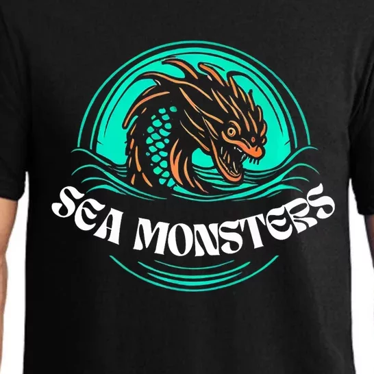 Sea Monsters Soccer Pajama Set