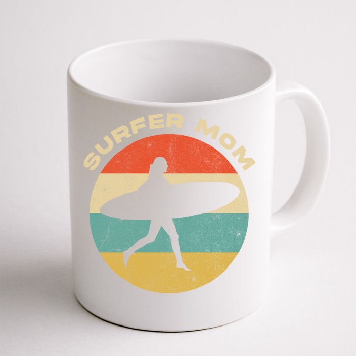 Surfer Mom Surfing Mother's Day Windsurfing Mother Cool Gift Front & Back Coffee Mug