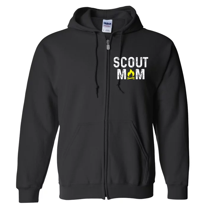 Scouting Mom Scout Mother Scouts Full Zip Hoodie