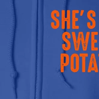 Shes My Sweet Potato Gift I Yam Couples Matching Funny Gift Full Zip Hoodie