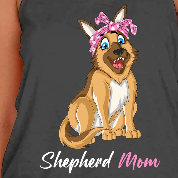 Shepherd Mom Women's Knotted Racerback Tank