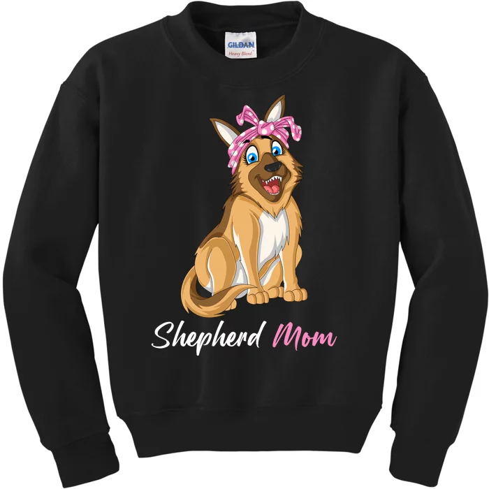 Shepherd Mom Kids Sweatshirt