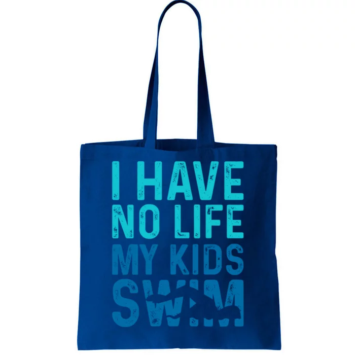 Swim Mom Swim Dad Funny Gift Funny Swimming Swimmers Funny Gift Tote Bag