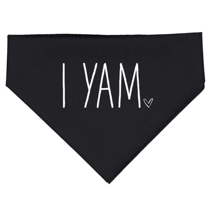 SheS My Sweet Potato I Yam Thanksgiving Matching Couple Set USA-Made Doggie Bandana