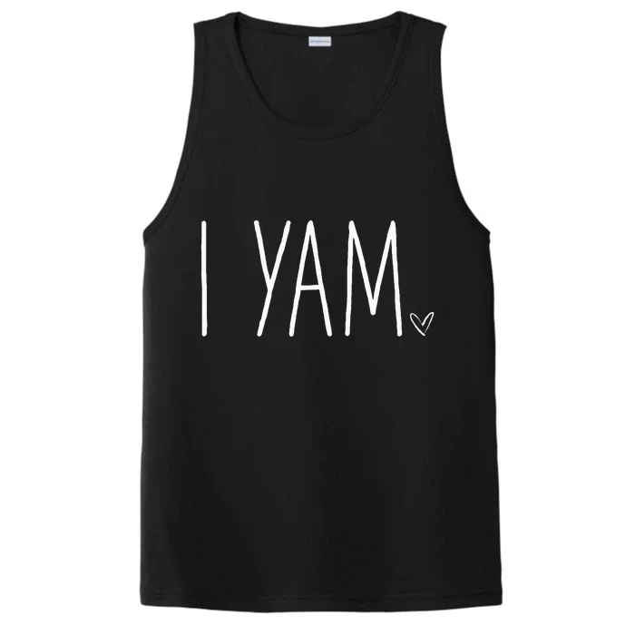 SheS My Sweet Potato I Yam Thanksgiving Matching Couple Set Performance Tank